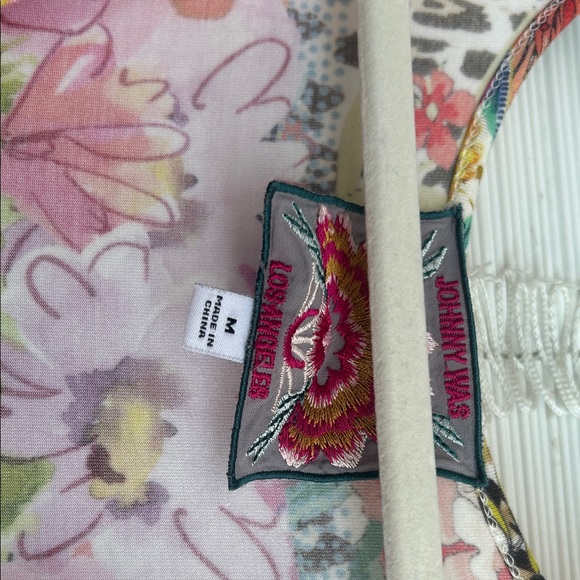 Johnny Was Vibrant Floral Midi Dress - Picture 4 of 5